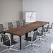 Rustic Walnut Brown Conference Tables for 14