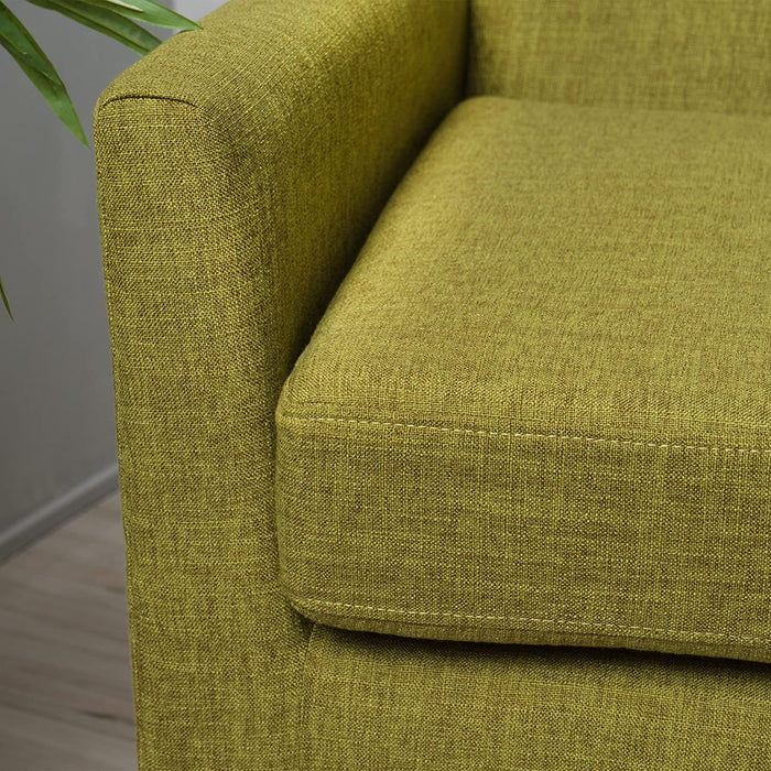 Green Aurla Fabric Chair Accentuates Any Room