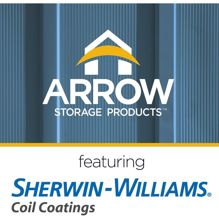 Classic Steel Storage Shed, 6X5, Blue Grey