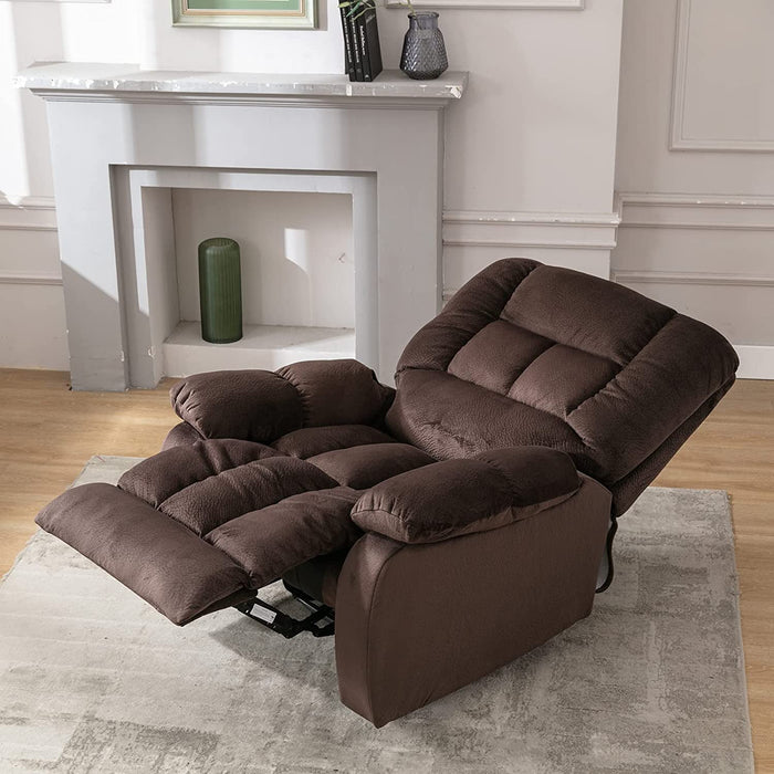 Brown Massage Recliner with Heat & Vibration