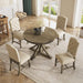 Retro Style 5-Piece Dining Table Set