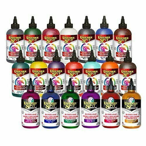 - Gel Stain & Glaze - 20 Complete Paint Collection - 8Oz Original and Sparkle Collection