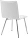 Modern PU Leather Dining Chairs Set of 4 in White