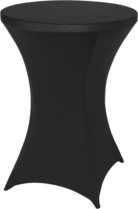 Spandex Black Table Cover for Cocktail Table