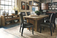 Sommerford Farmhouse Reclaimed Pine Wood Dining Table, Seats up to 6