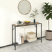 Rustic Brown Console Table for Entryway and Living Room