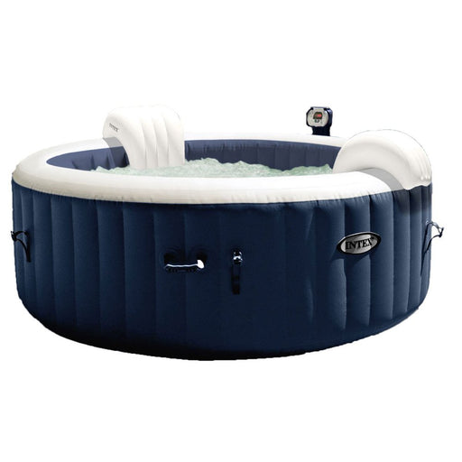 Purespa 4 Person Outdoor Portable Inflatable round Hot Tub Bubble Jet Spa