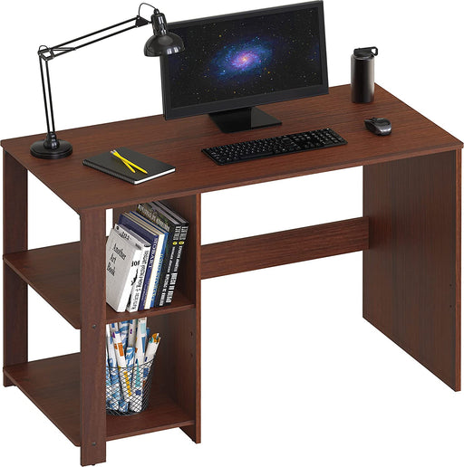Cherry Desk with Shelves for Home Office