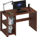 Cherry Desk with Shelves for Home Office