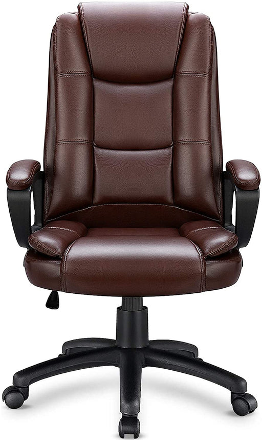 Ergonomic Executive Chair with Lumbar Support (Brown)