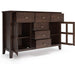 Artisan Chestnut Brown Contemporary Sideboard