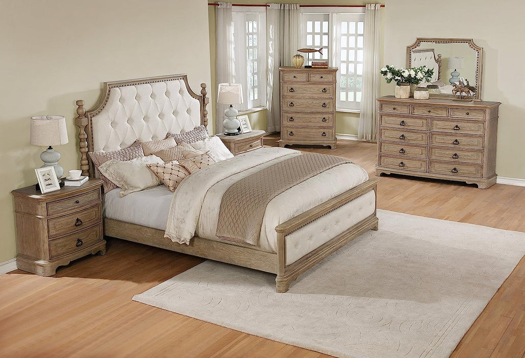 Piraeus Solid Wood King Bedroom Set