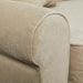 Tan Modern Upholstered Loveseat