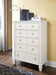 Prentice Cottage White 5 Drawer Chest with Dovetail