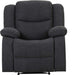 Amazon Brand Recliner Chair, 37″W, Dark Grey