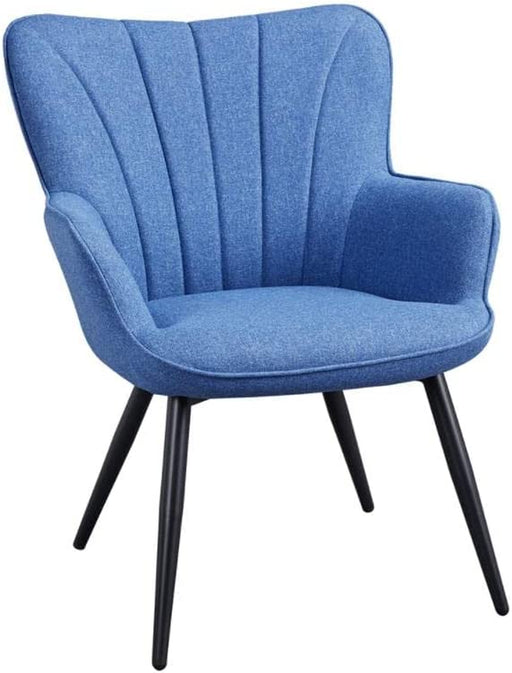 Elegant Blue Accent Chair for Living Spaces