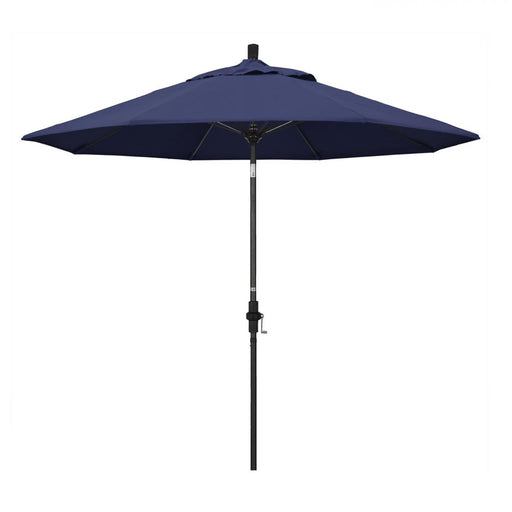 9 Ft. Octagonal Aluminum Collar Tilt Patio Umbrella W/ Crank Lift & Fiberglass Ribs