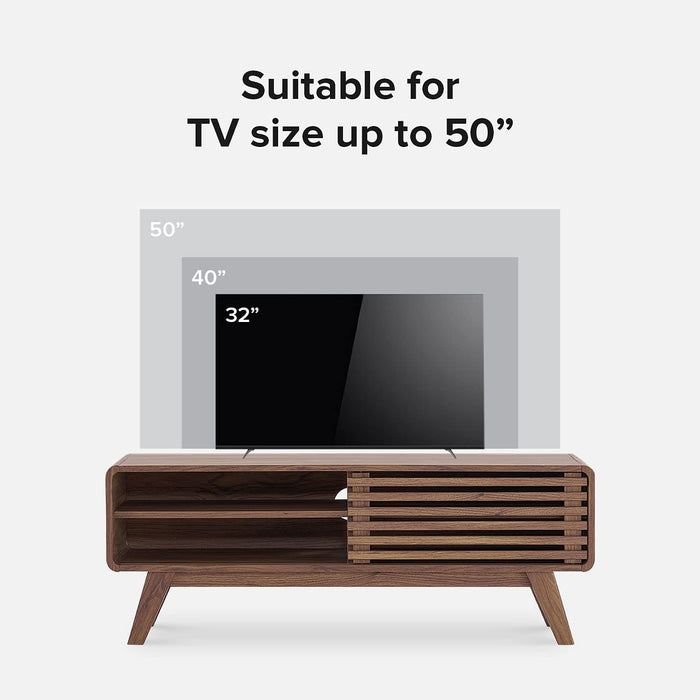 Mid-Century Modern TV Stand for 45/50 Inch TV