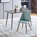 Velvet Upholstered Dining Chair, Lake Green