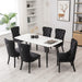 Black Velvet Dining Room Chairs