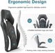 Ergonomic Gaming Chair with Flip-Up Armrests