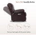 Faux Leather Electric Glider Reclining Chair
