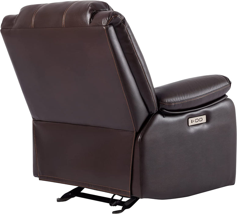 Faux Leather Electric Glider Reclining Chair