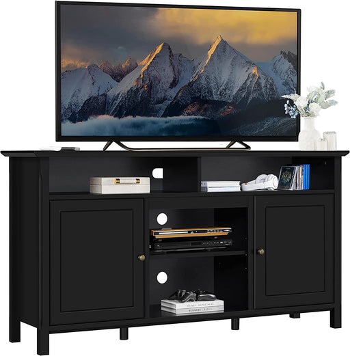 Modern Black TV Stand for 65″ Tvs