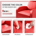 Recliner Chair, Padded Seat, Red, PU Leather