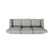 Traditional Grey Fabric 3-Seater Sofa