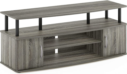 55 Inch TV Stand in French Oak Grey/Black