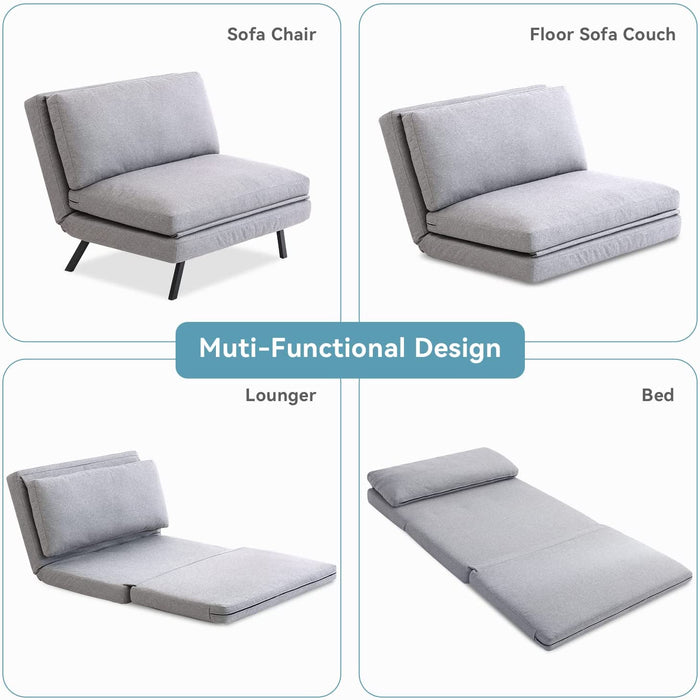 Convertible Sofa Chair Bed for Small Spaces
