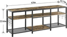 70-Inch TV Stand with 3-Tier Shelves