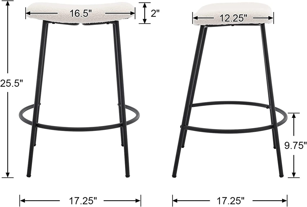 Bar stool seat depth hot sale