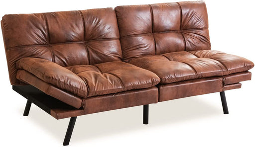 Memory Foam Futon Sofa Bed - Adjustable, Modern Design