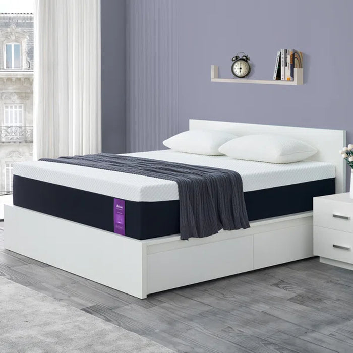 10" No-Noise Medium Memory Foam Mattress Infused Gel with 10-Year Warranty & Certipur-Us