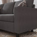 Reversible Sectional Couch with Ottoman L-Shaped Sofa for Small Spaces Sectional Sofa with Chaise in Dark Grey
