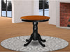 Edan Black and Cherry Rubber Wood 30'' round Table