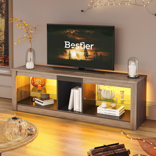 LED Gaming TV Stand for 55+ Inch TV