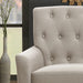 Comfy Beige Accent Chairs for Small Spaces