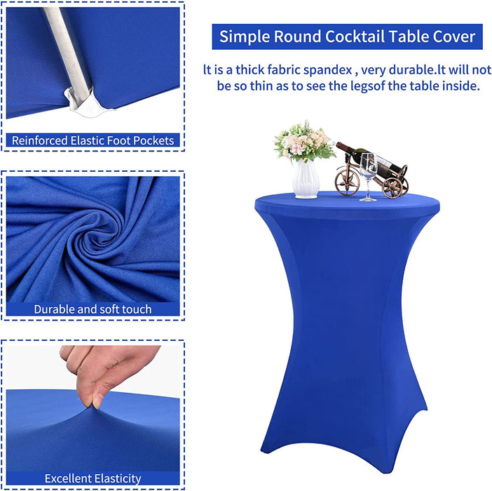 Blue Cocktail Table Covers for Bar