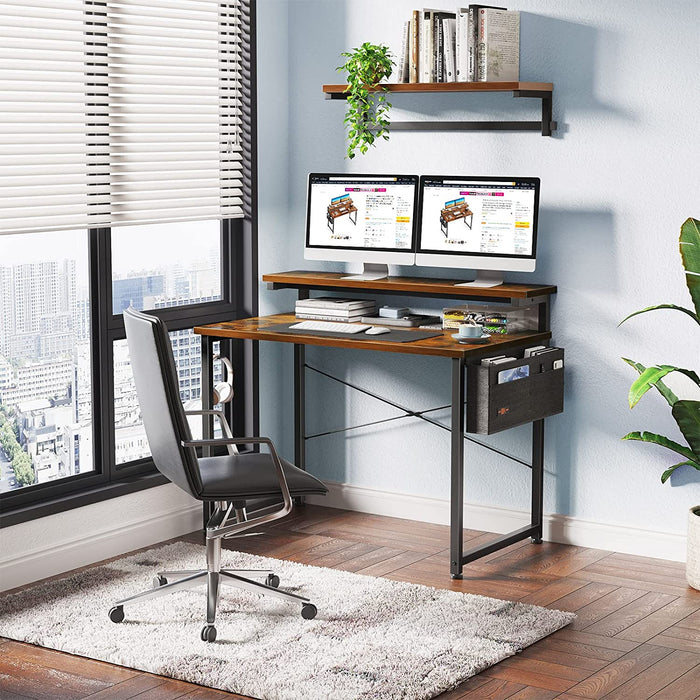 Adjustable Monitor Desk for Home Office