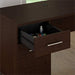 Somerset Desk with Drawers and Hutch, Mocha Cherry