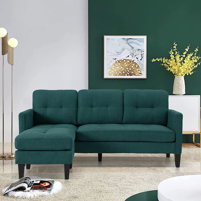 Green Convertible Sectional Sofa Set