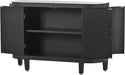 Black Wooden Console Table Sideboard