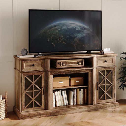 Sturdy Farmhouse TV Stand for Large Tvs