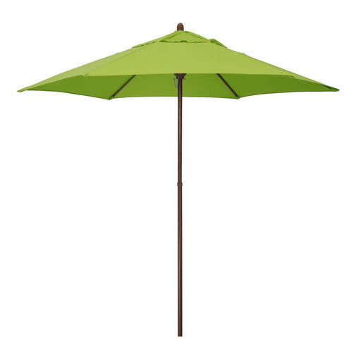 Astella 98" Lime Green Solid Print Hexagon Market Patio Umbrella