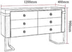 Free Standing Storage Chest Buffet Server