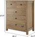 5 Drawer Chest Dresser Nightstand Organizers