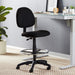 Ergonomic Drafting Chair in Black (No Arms)